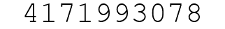 Number 4171993078.