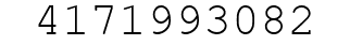 Number 4171993082.