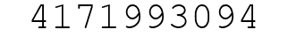 Number 4171993094.