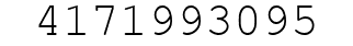 Number 4171993095.