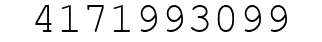 Number 4171993099.