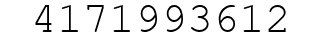 Number 4171993612.