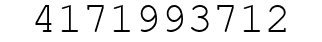 Number 4171993712.