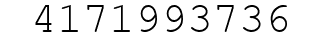 Number 4171993736.