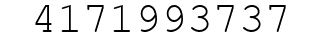 Number 4171993737.
