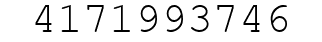 Number 4171993746.