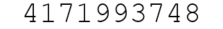 Number 4171993748.