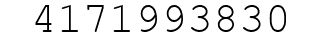 Number 4171993830.