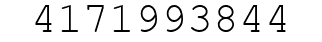 Number 4171993844.
