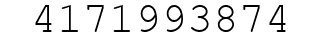 Number 4171993874.