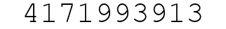 Number 4171993913.