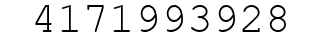Number 4171993928.