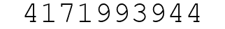 Number 4171993944.