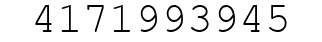 Number 4171993945.
