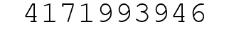 Number 4171993946.