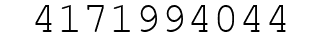 Number 4171994044.