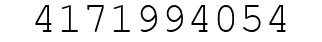 Number 4171994054.
