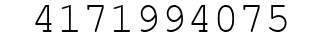 Number 4171994075.