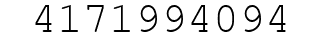 Number 4171994094.