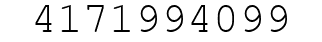 Number 4171994099.