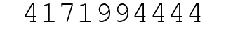 Number 4171994444.