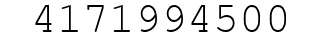 Number 4171994500.