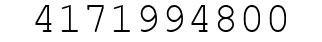 Number 4171994800.