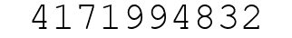 Number 4171994832.