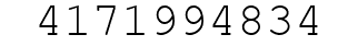 Number 4171994834.