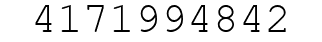 Number 4171994842.