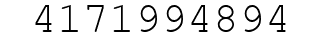 Number 4171994894.