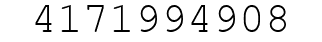 Number 4171994908.