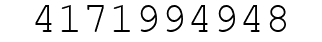 Number 4171994948.