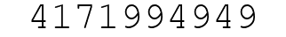Number 4171994949.