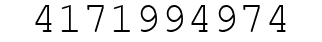 Number 4171994974.