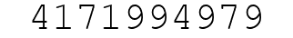Number 4171994979.