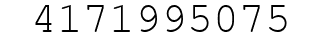 Number 4171995075.