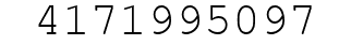 Number 4171995097.