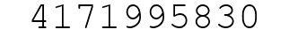 Number 4171995830.