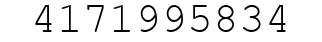 Number 4171995834.