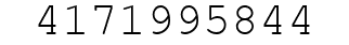 Number 4171995844.
