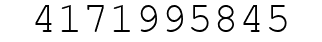 Number 4171995845.