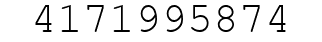 Number 4171995874.