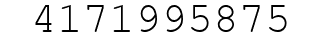 Number 4171995875.