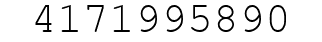 Number 4171995890.