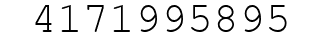 Number 4171995895.