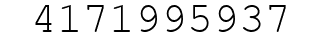 Number 4171995937.