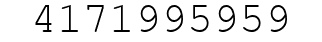 Number 4171995959.