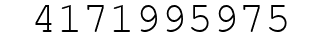 Number 4171995975.