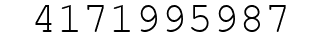 Number 4171995987.